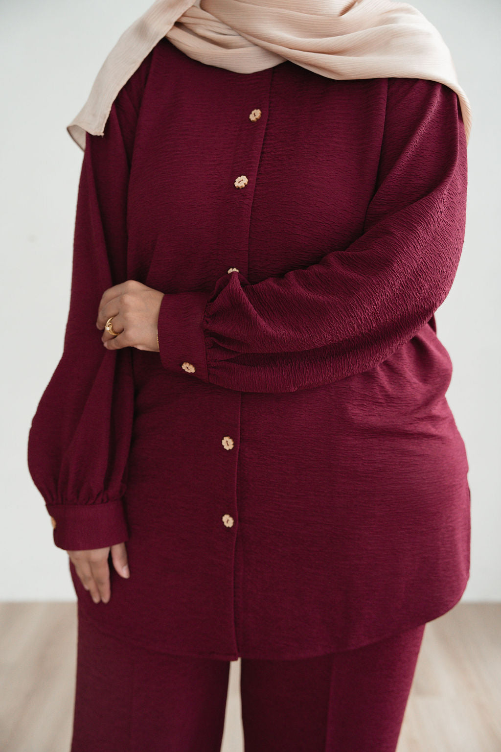 Nafisa - Royal Maroon