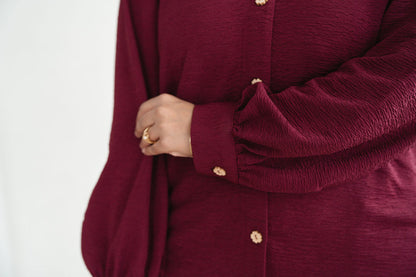 Nafisa - Royal Maroon