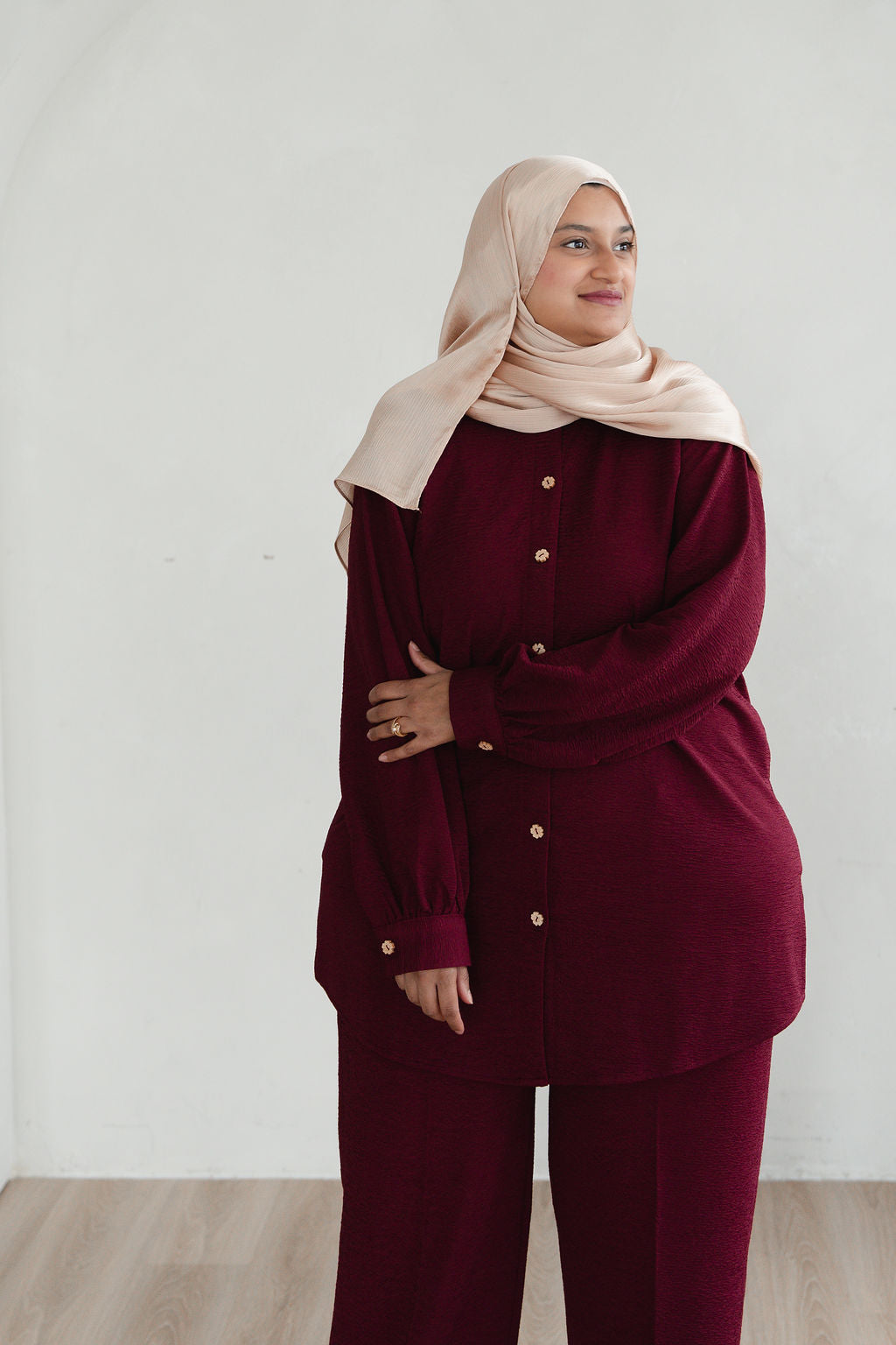Nafisa - Royal Maroon