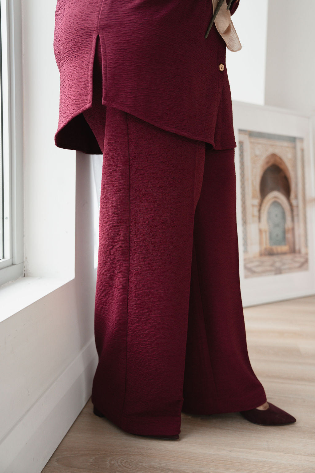 Nafisa - Royal Maroon