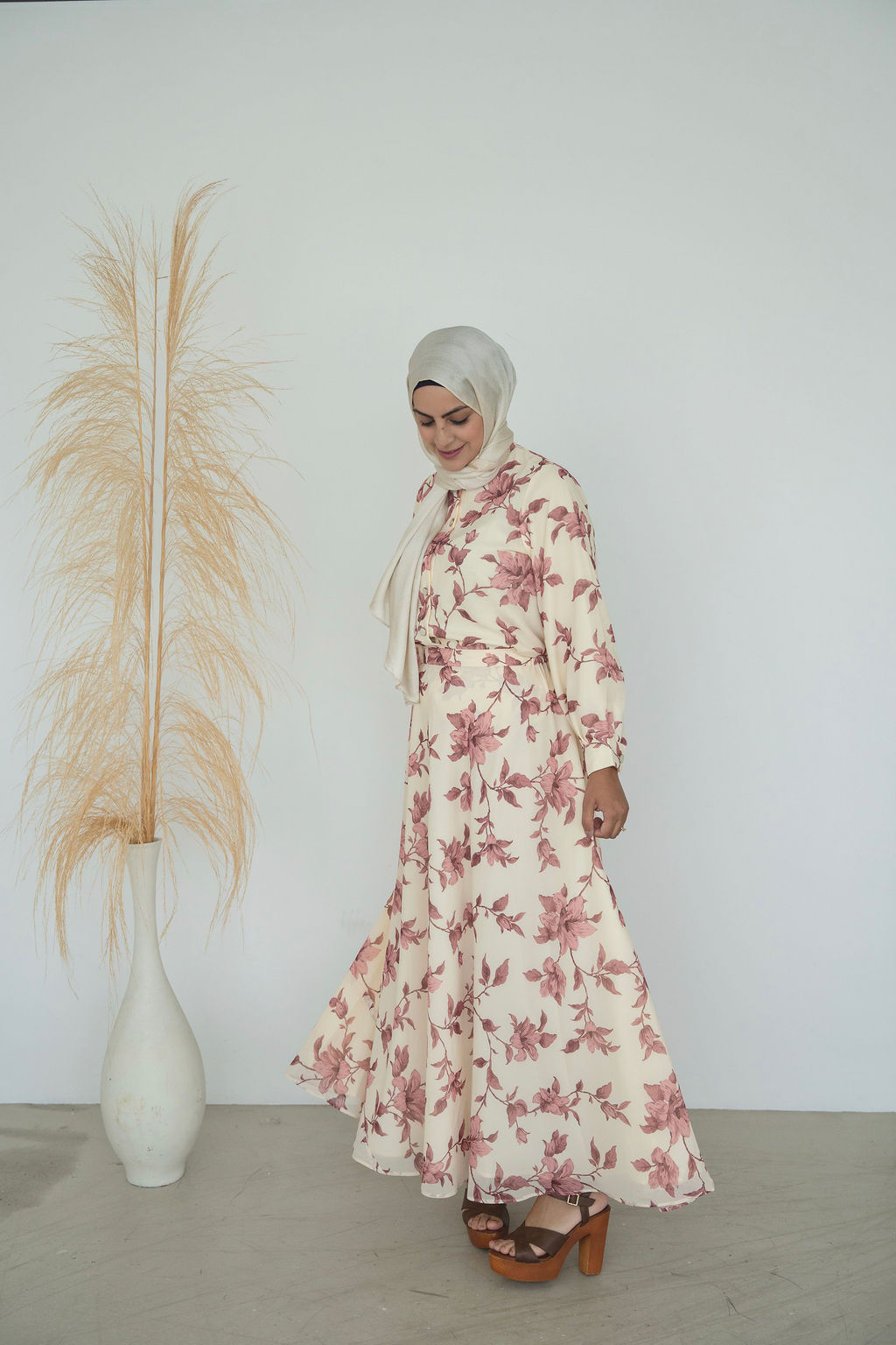 Zahra- Skirt Set in Pink