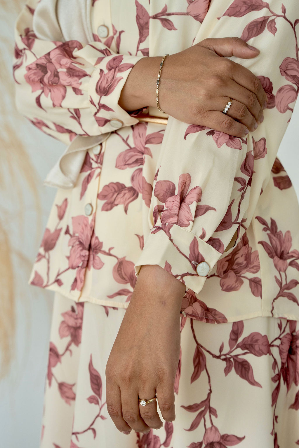 Zahra- Skirt Set in Pink